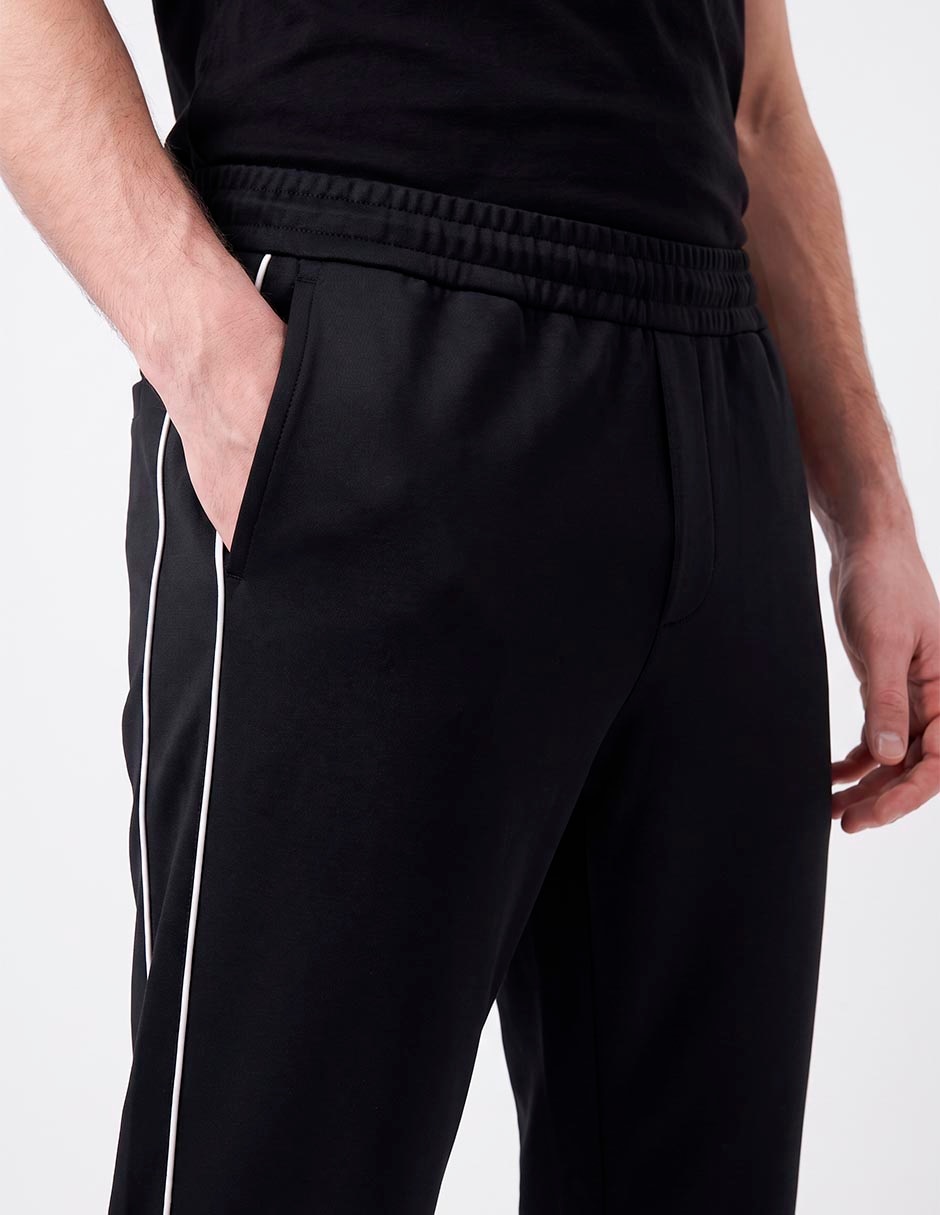 Pants regular con jareta para hombre 2