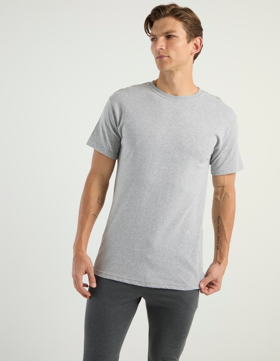 Set playera cuello redondo para hombre 1