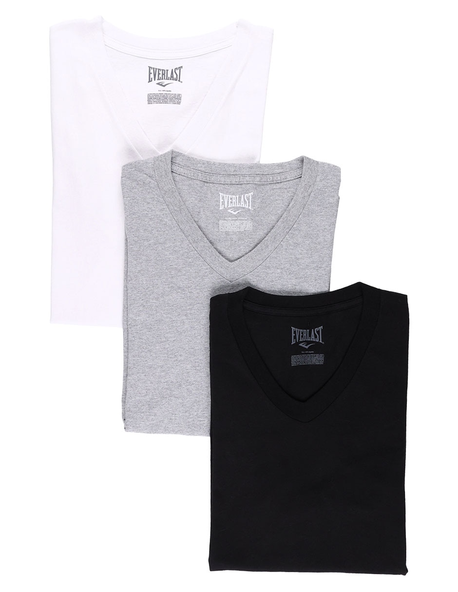 Set playera cuello V para hombre 3