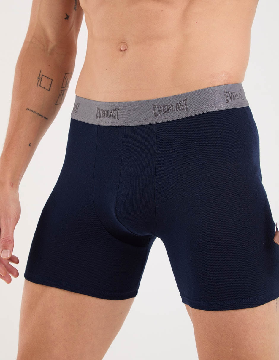 Set bóxer de algodón para hombre 3 piezas 4