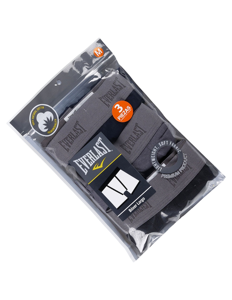 Set bóxer de algodón para hombre 3 piezas 6
