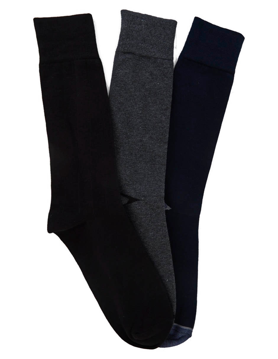 Calceta Hombre 3 pares Calceta Hombre 3 pares