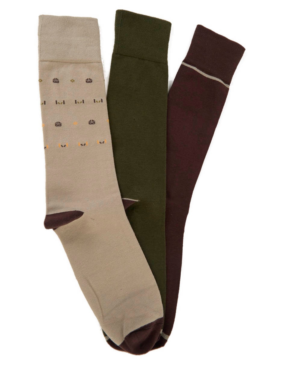 Calceta Hombre 3 pares Calceta Hombre 3 pares