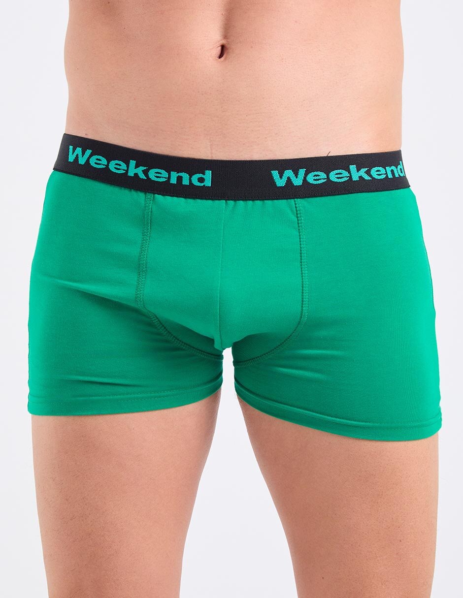 Set bóxer trunk de algodón para hombre 3 piezas 2