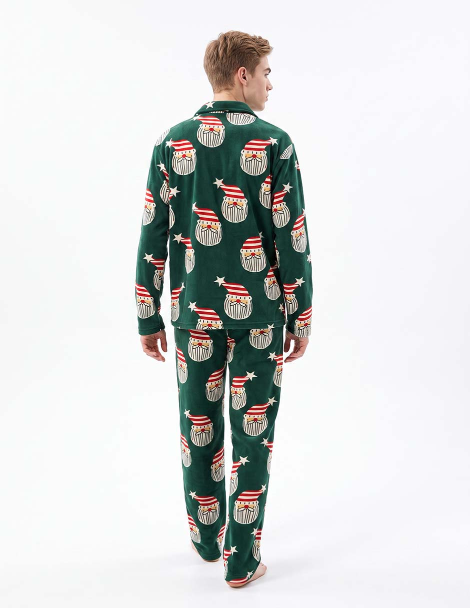 Conjunto pijama navideña para mujer 2