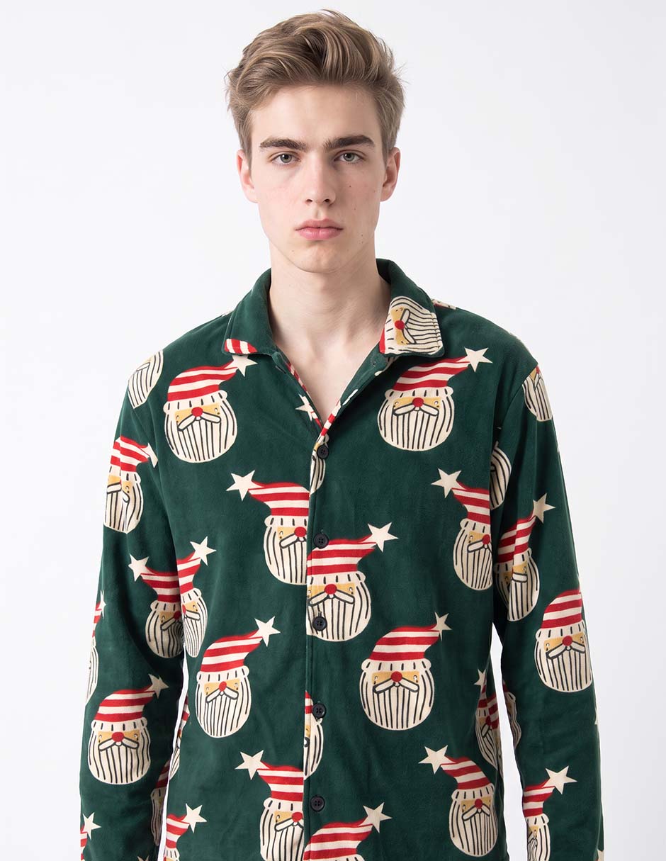 Conjunto pijama navideña para mujer 4