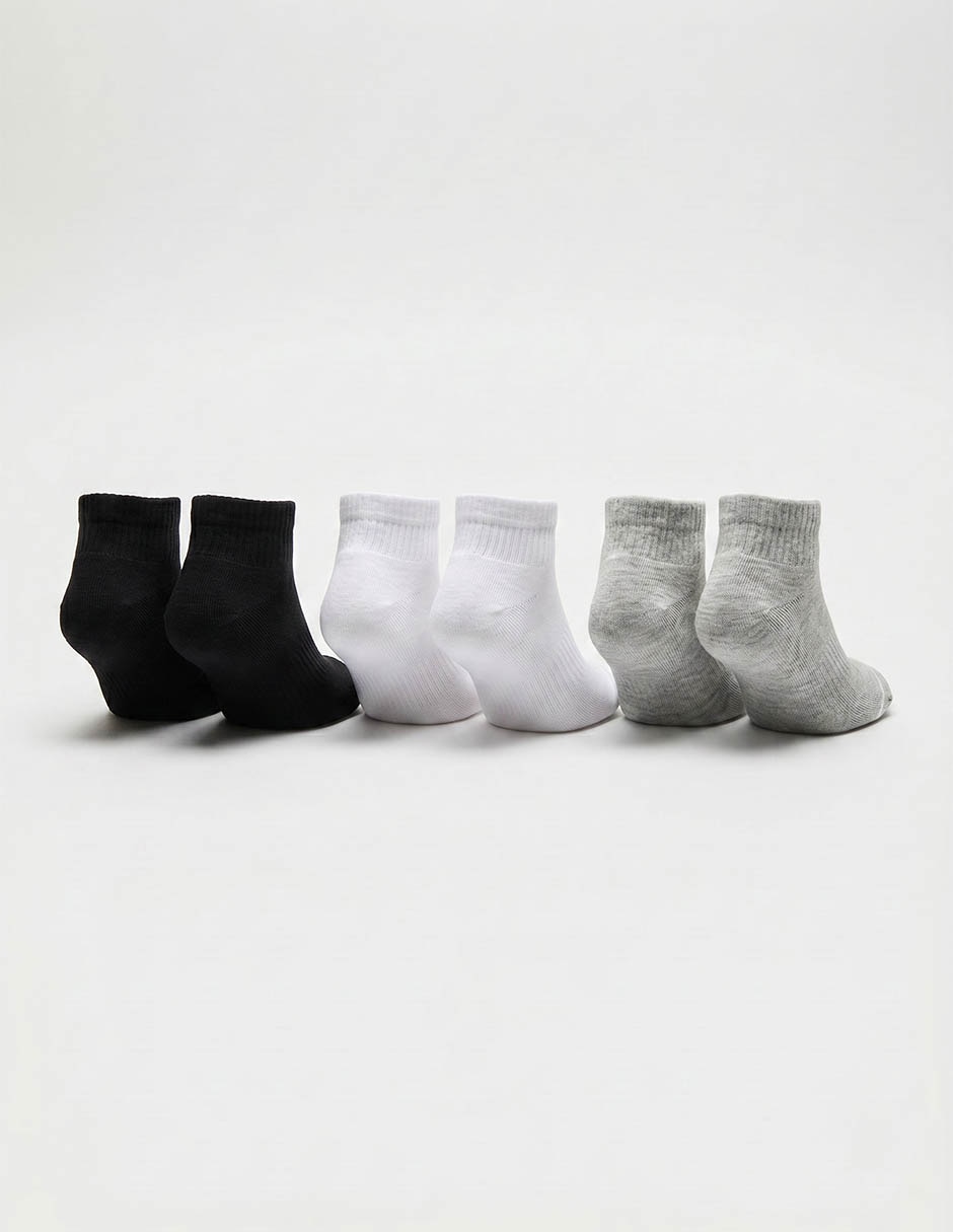 Set de calcetín Everlast para hombre 3 pares