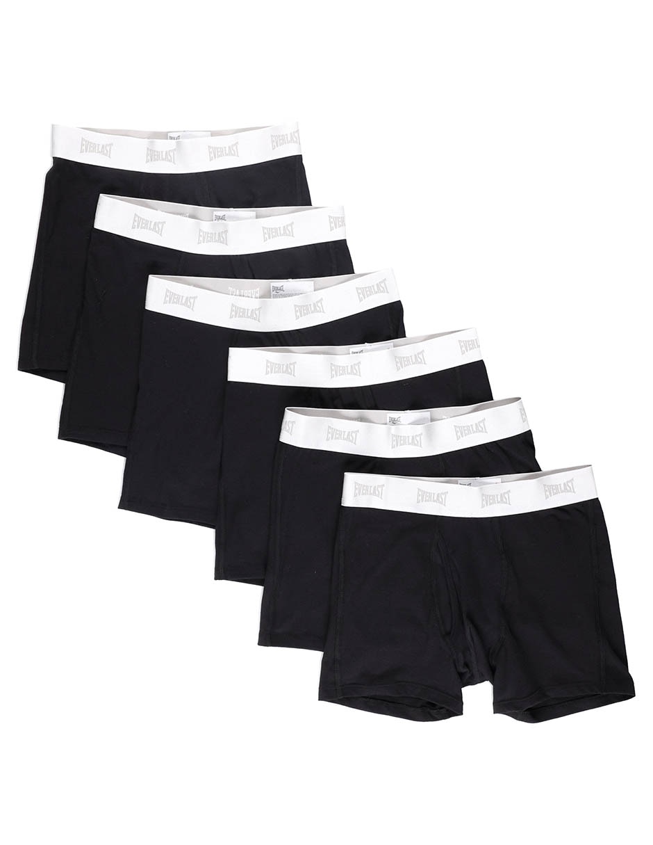 Set bóxer brief Everlast de algodón para hombre 6 piezas