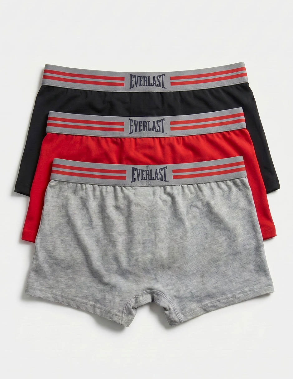 Set bóxer brief de algodón para hombre 3 piezas 5
