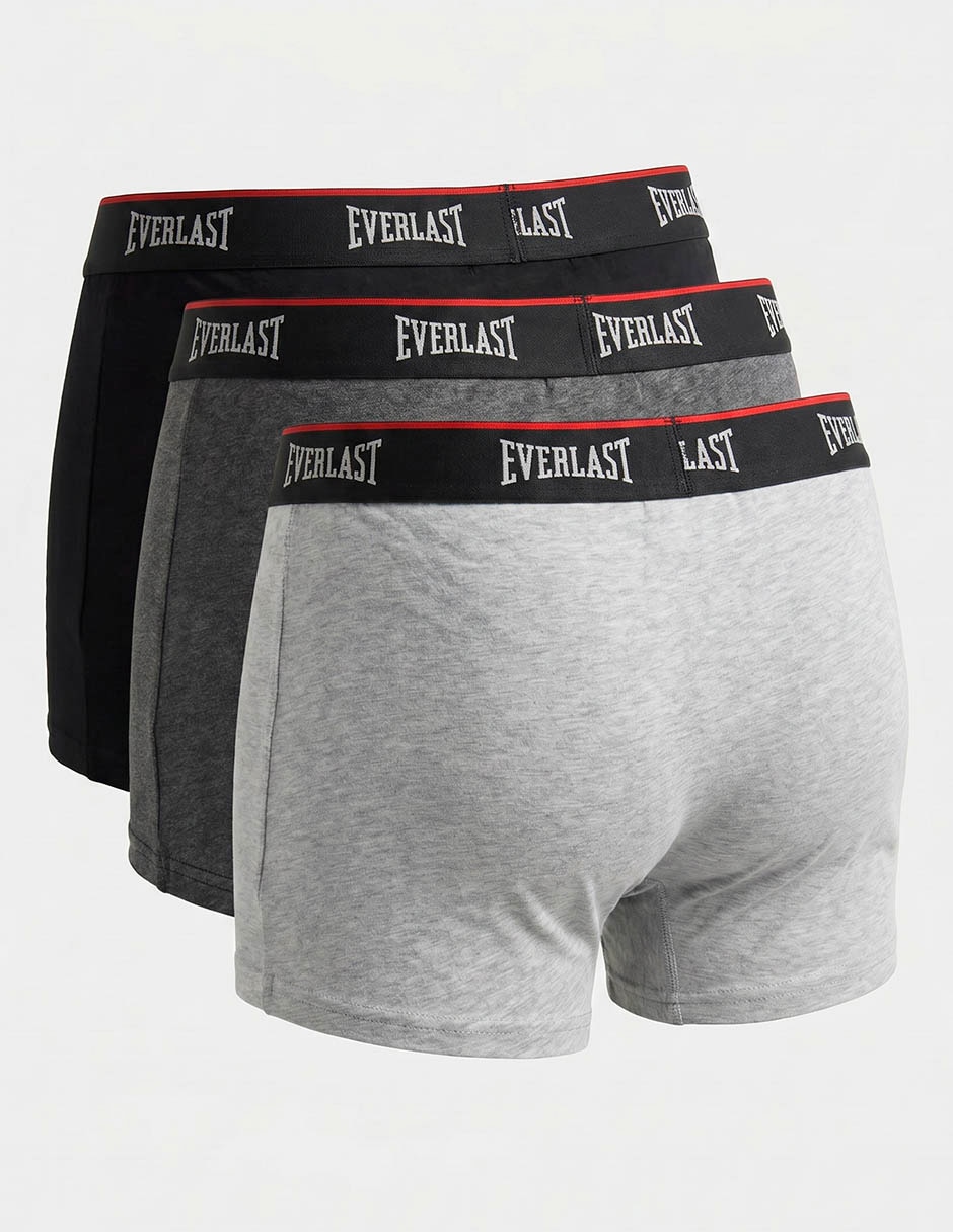 Set bóxer brief Everlast de algodón para hombre 3 piezas