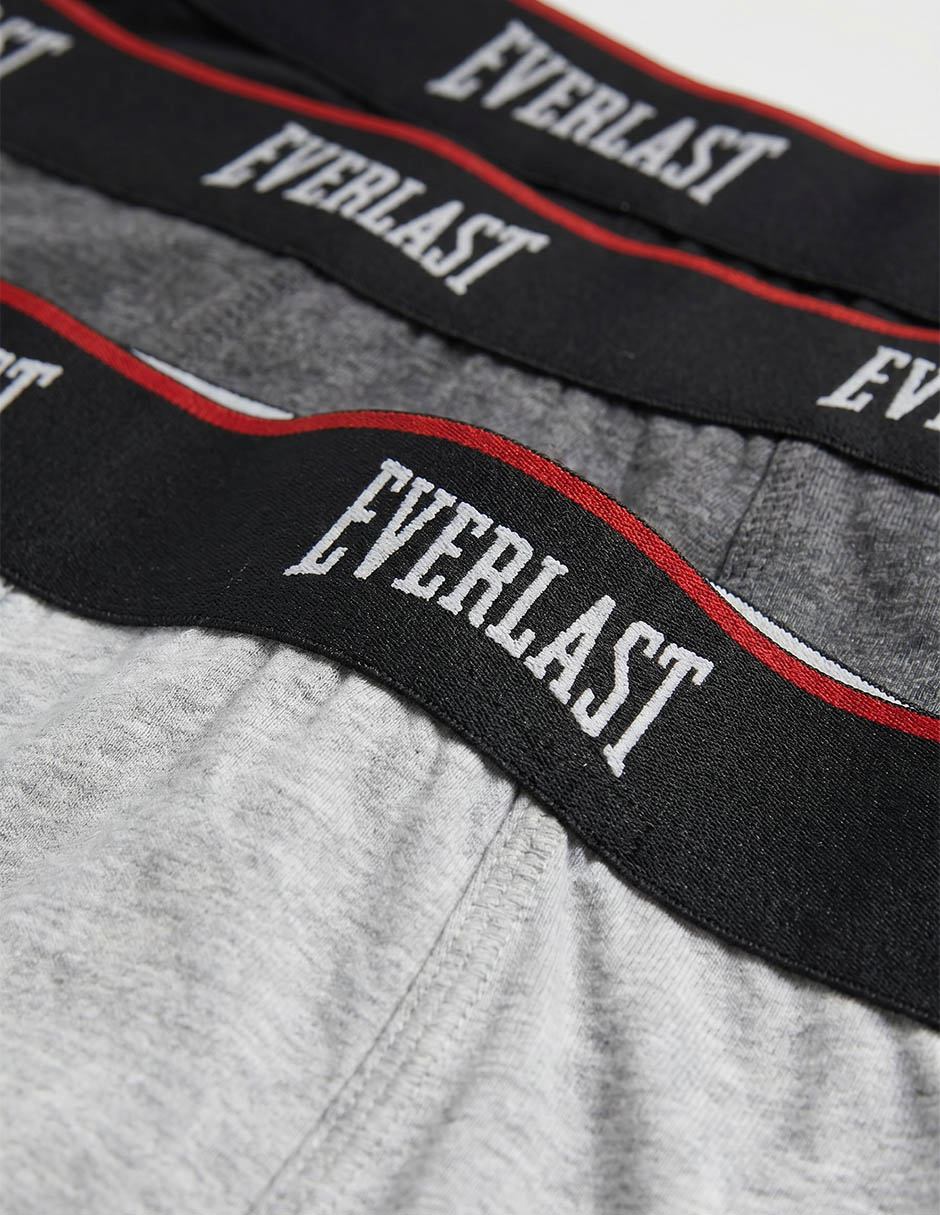 Set bóxer brief Everlast de algodón para hombre 3 piezas