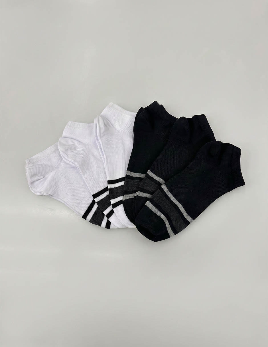 Set de tín para hombre 6 pares Set de tín para hombre 6 pares