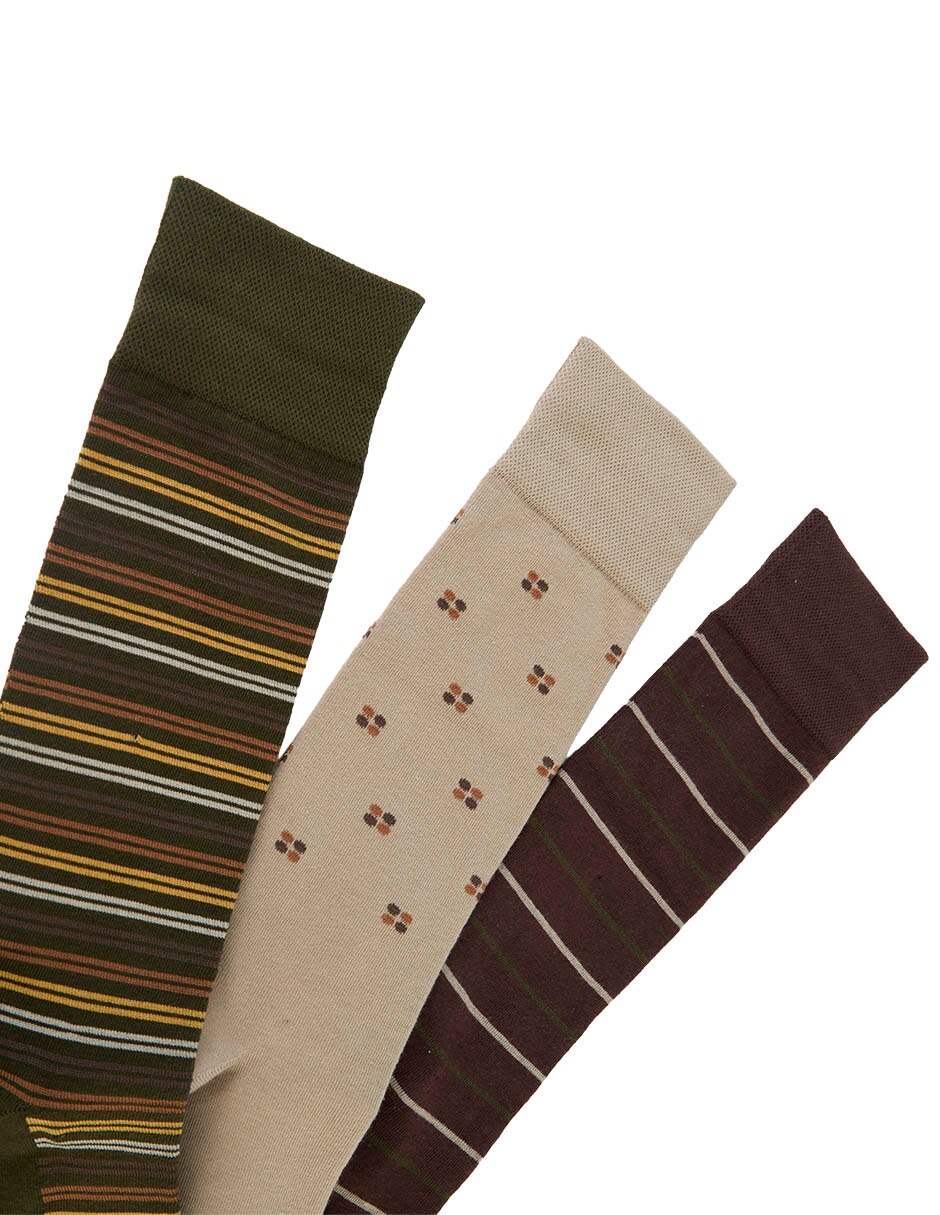 Set de calceta para hombre 3 pares 2