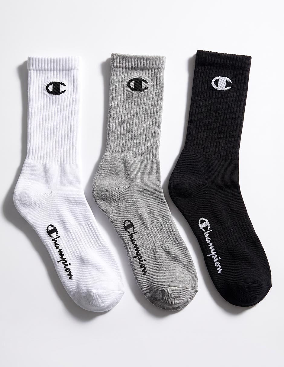 Calceta de algodón para hombre 3 pares 1
