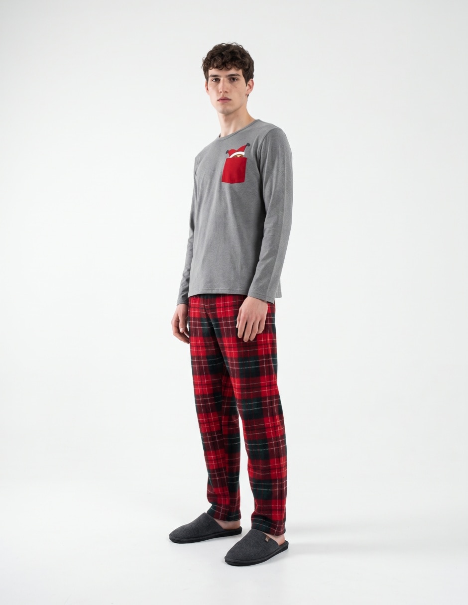 Conjunto pijama Santa Claus para hombre 4