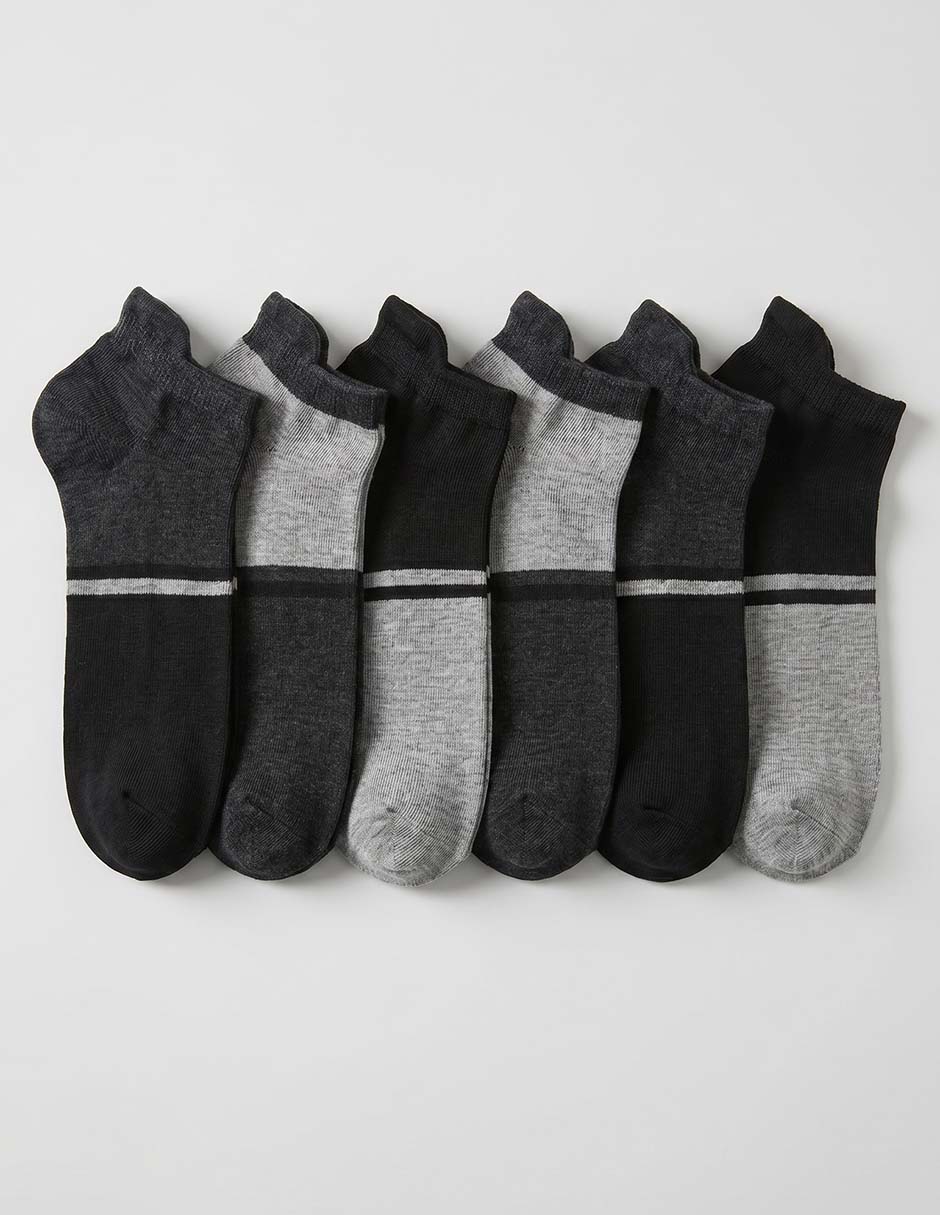 Tines de algodón Hombre 6 pares Tines de algodón Hombre 6 pares