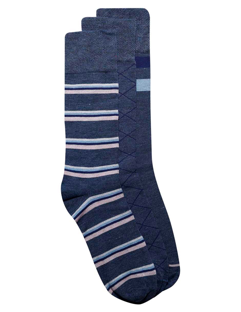 Set calceta Perry Ellis para hombre 3 pares
