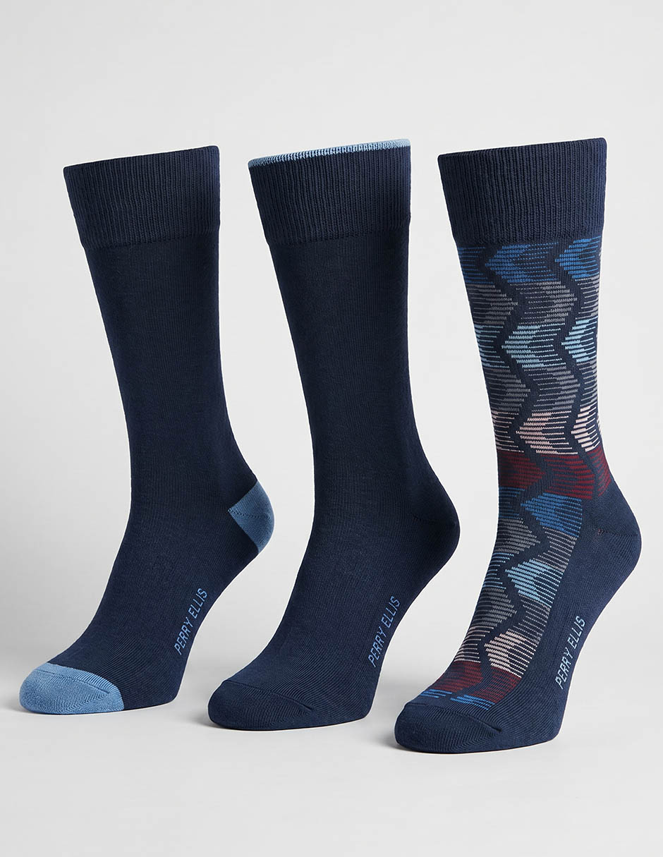 Set de calcetín de algodón para hombre 3 pares