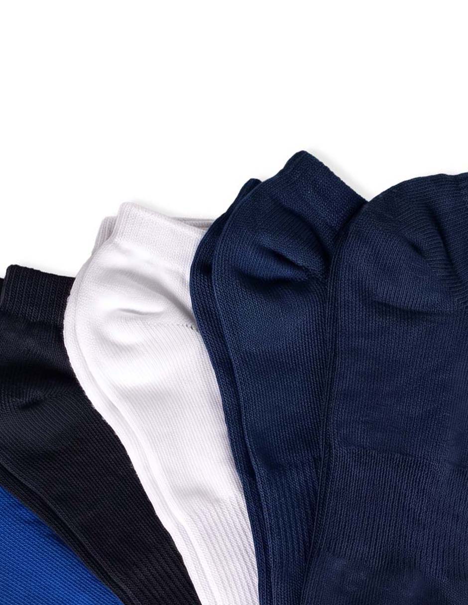 Calcetín de algodón y spandex para hombre 6 pares 2