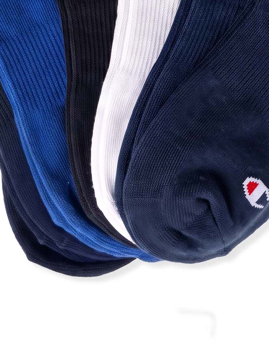 Calcetín de algodón y spandex para hombre 6 pares 3