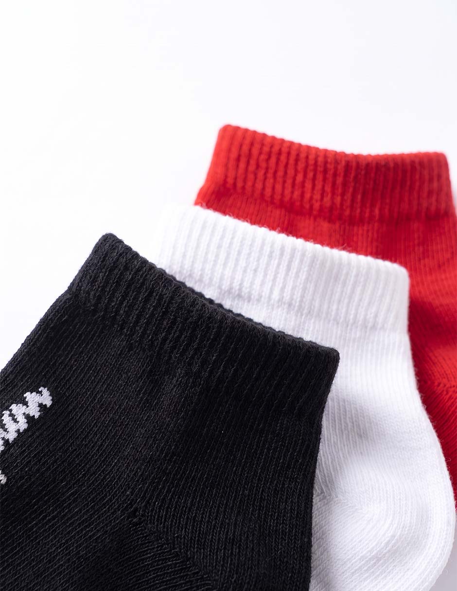 Calcetín de algodón y spandex para hombre 3 pares 2