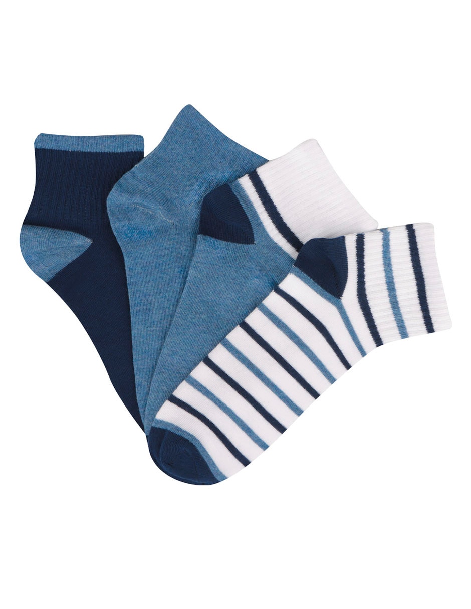 Set calcetines de algodón Hombre 4 piezas