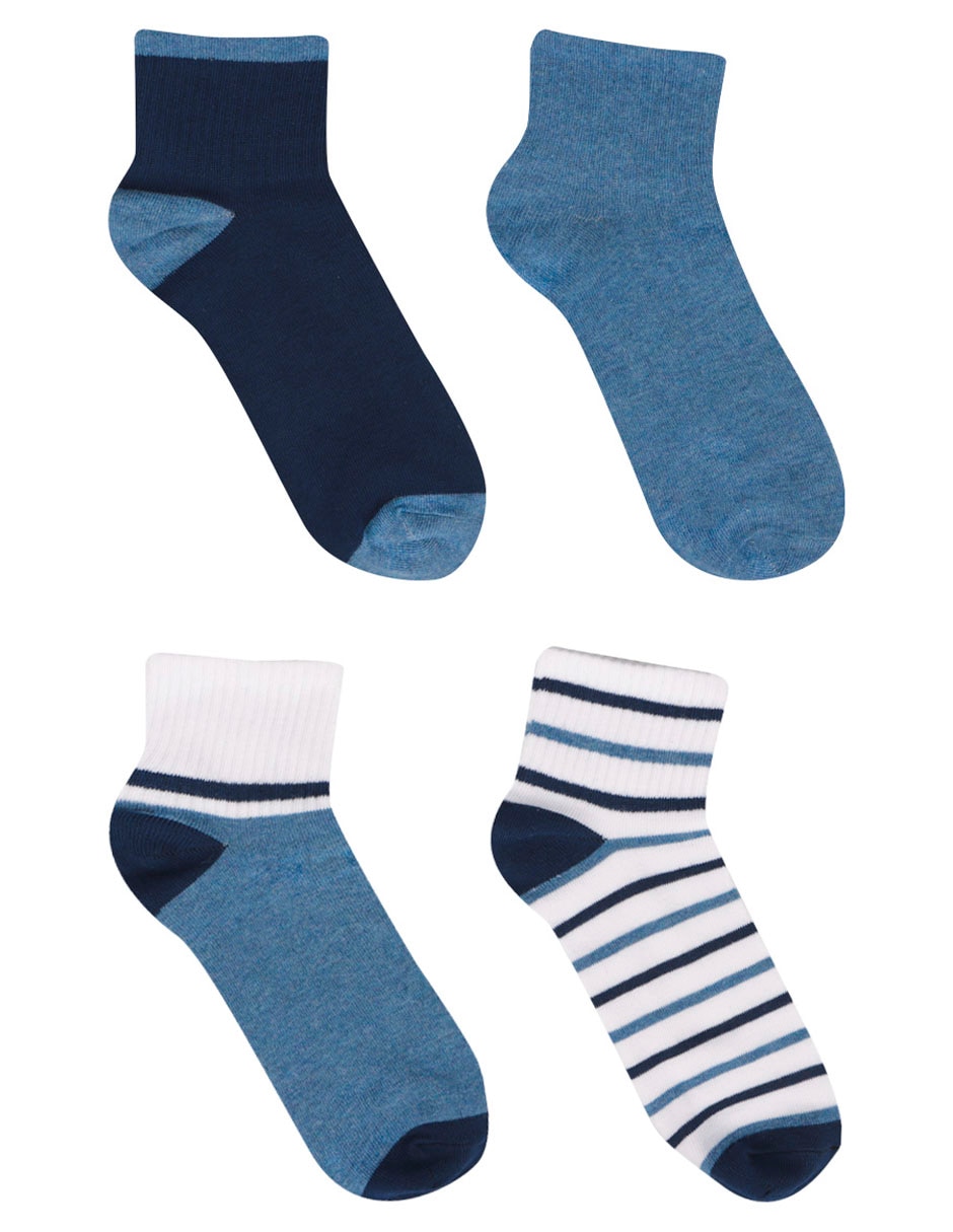 Set calcetines de algodón Hombre 4 piezas 3