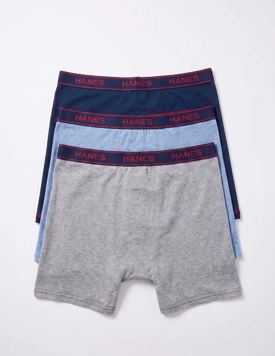 Bóxer stitching de algodón para hombre 3 piezas 2