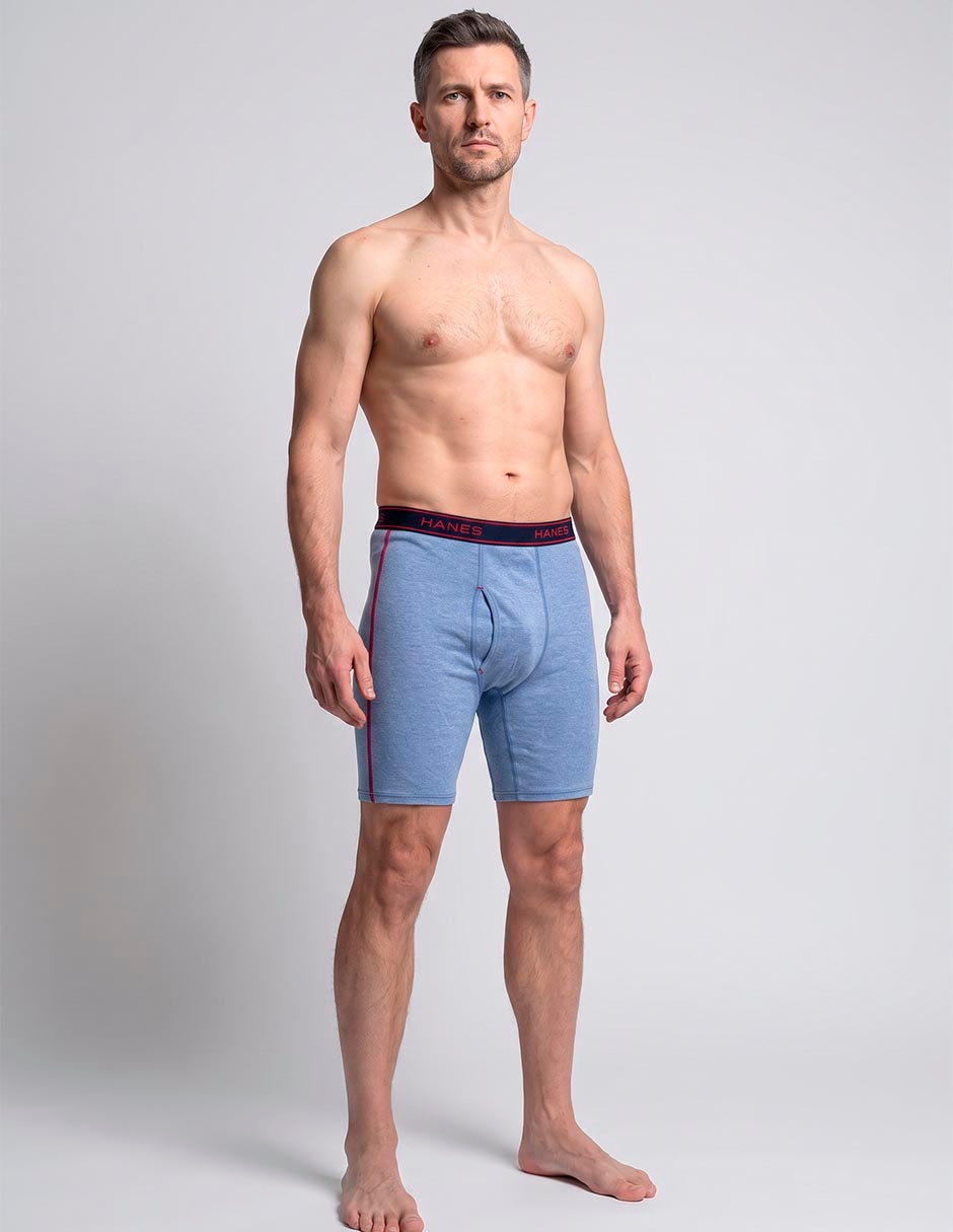 Bóxer stitching de algodón para hombre 3 piezas