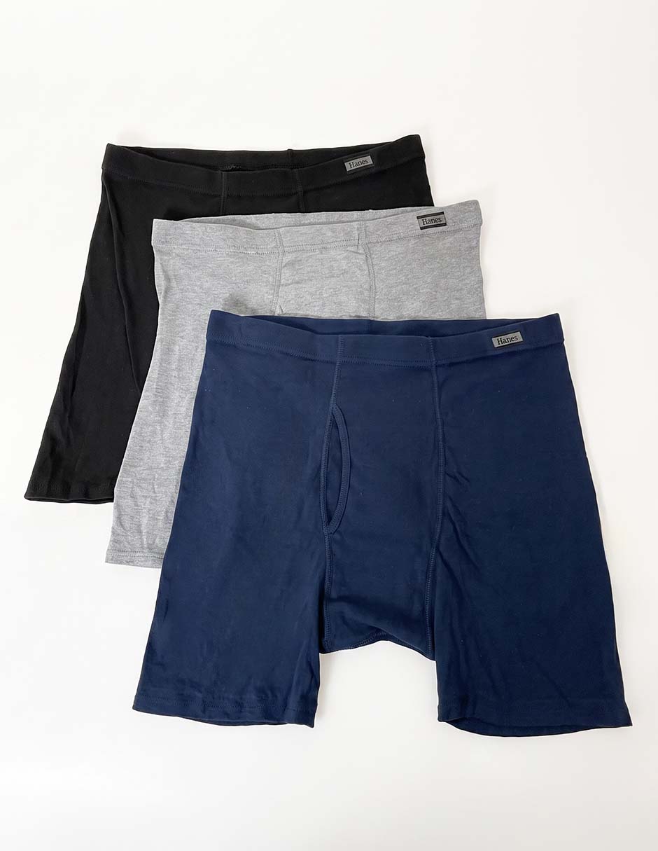 Set bóxer de algodón para hombre 3 piezas