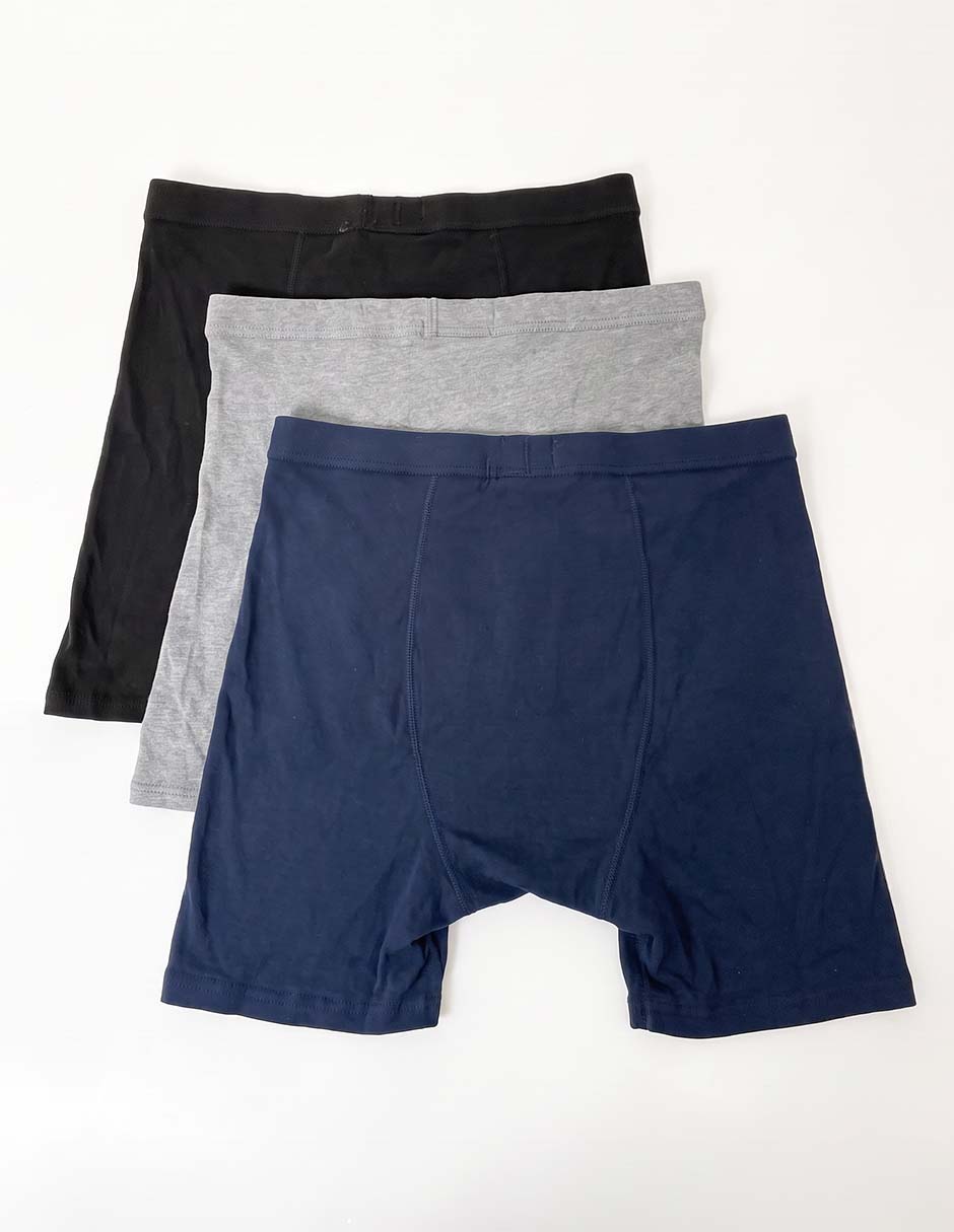 Set bóxer de algodón para hombre 3 piezas 2