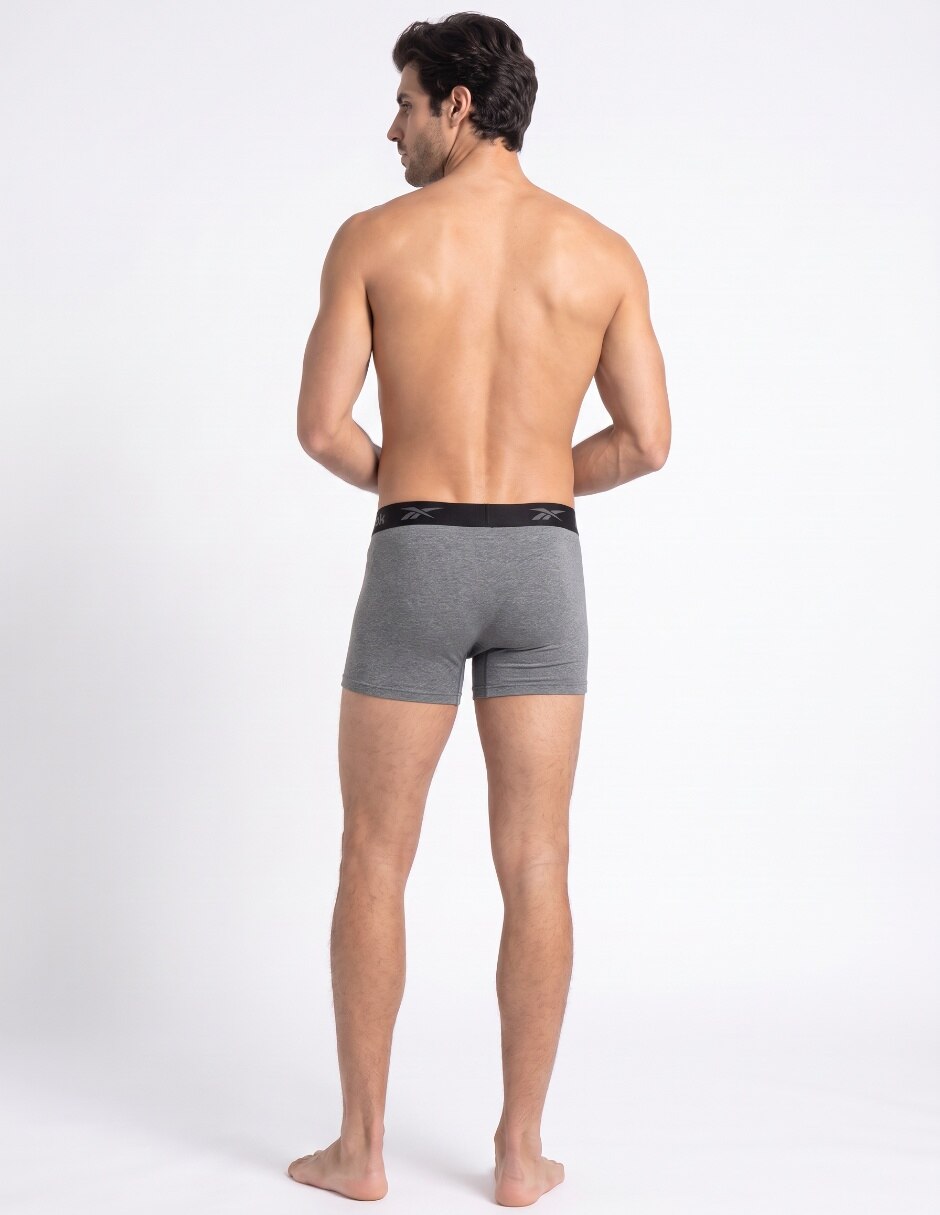 Set bóxer trunk de algodón para hombre 3 piezas 2
