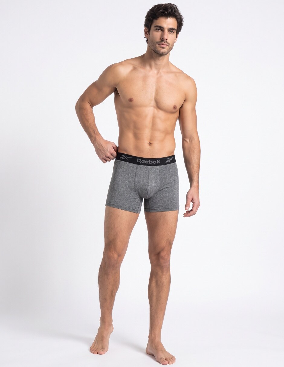 Set bóxer trunk de algodón para hombre 3 piezas 3