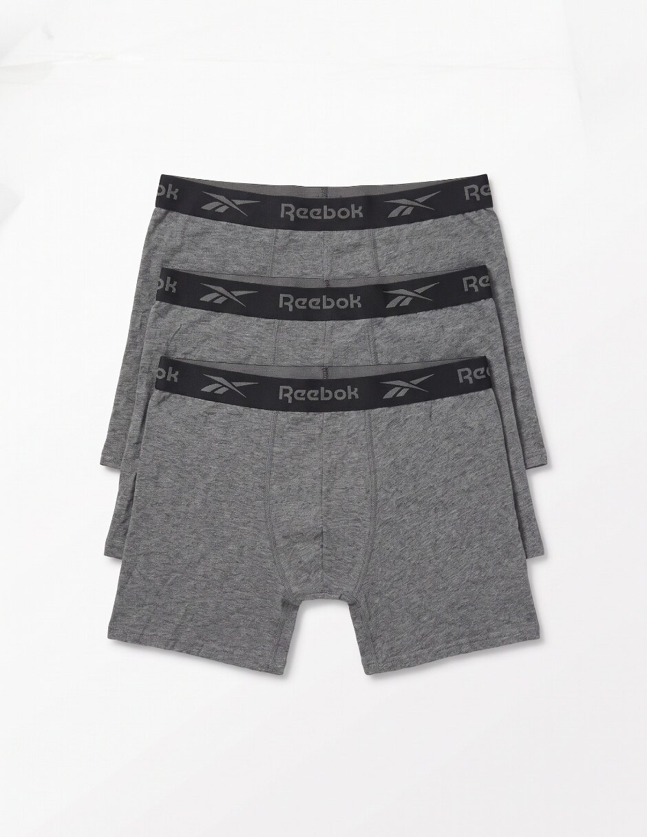 Set bóxer trunk de algodón para hombre 3 piezas 4
