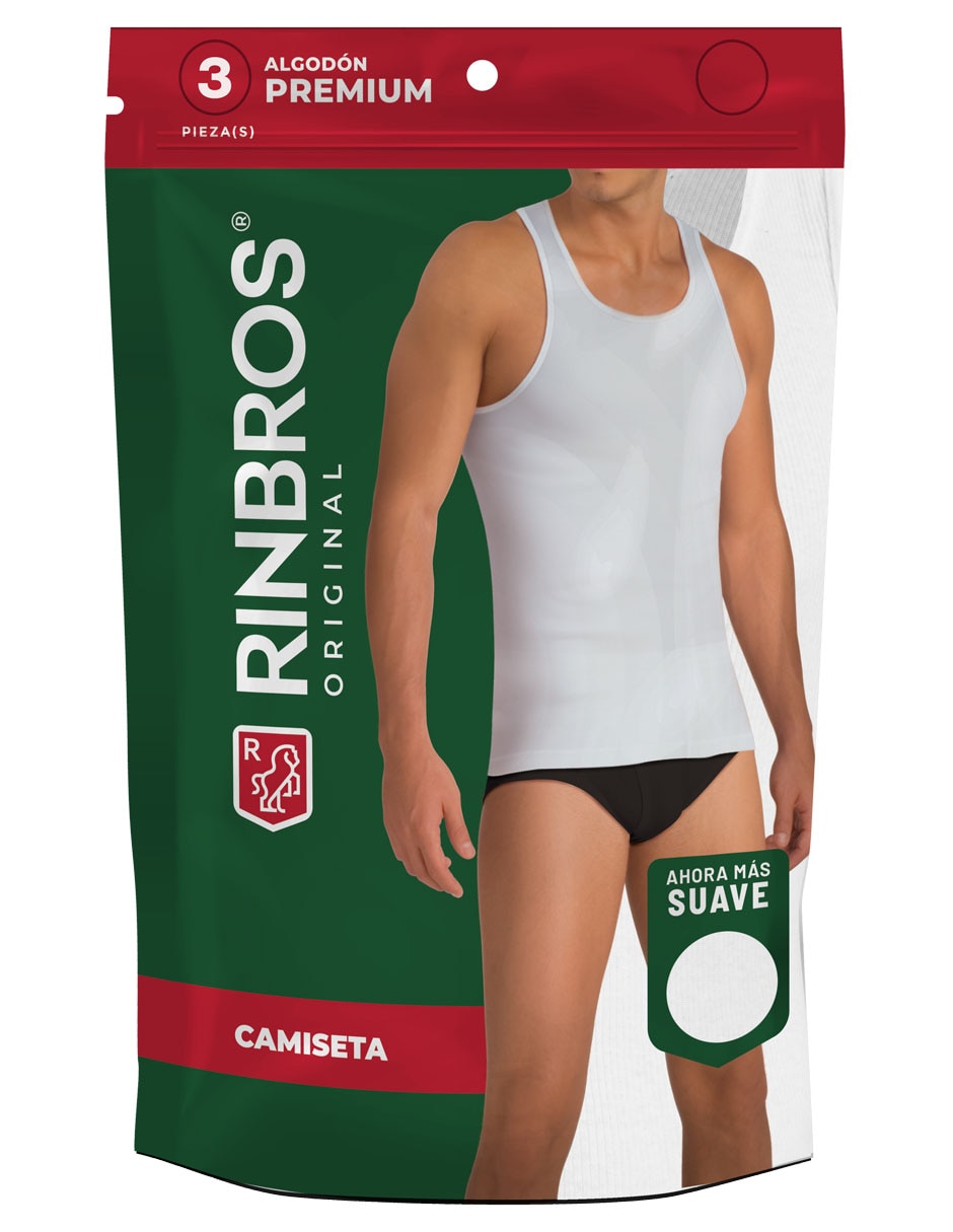 Set camiseta Rinbros cuello redondo para hombre